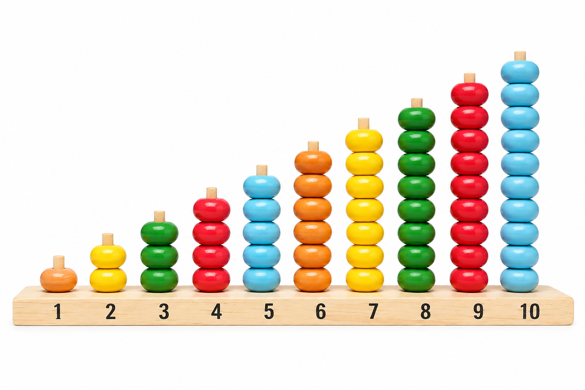 Wooden Counting Rack