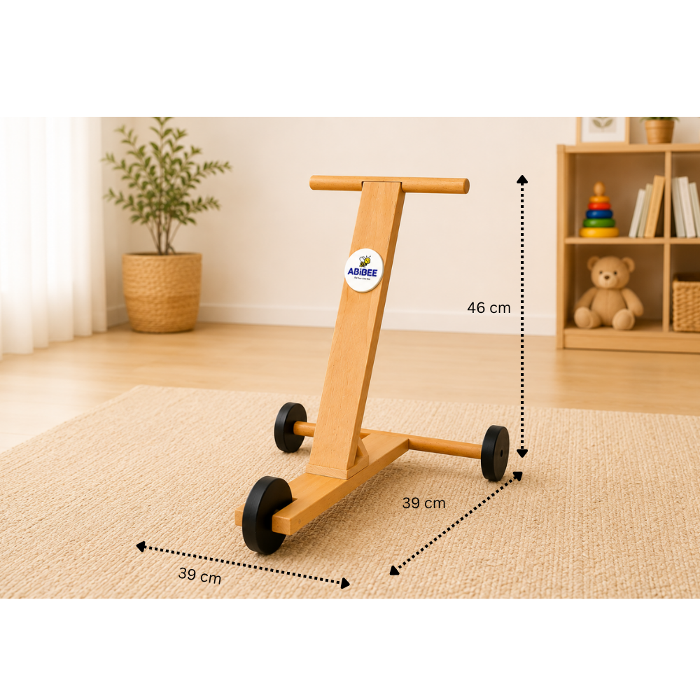 AbiBee Wooden Baby Walker