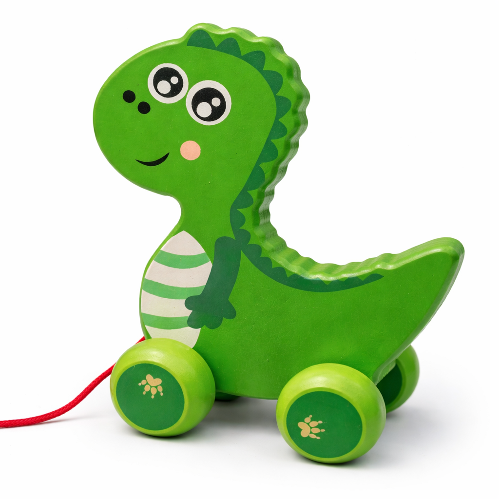 Wooden Pull Along Animal Toy (1pc)