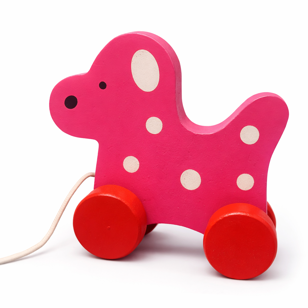 Wooden Pull Along Animal Toy (1pc)