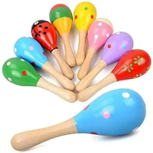 Wooden Musical Maracas - SMALL